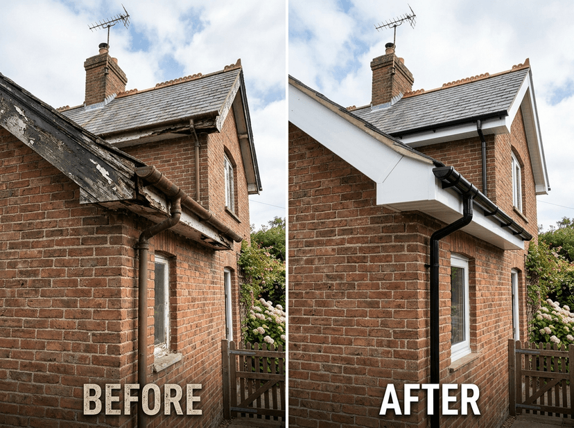 Fascia and soffit installation